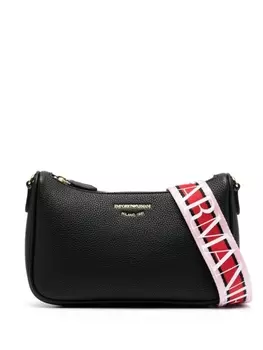 Emporio Armani сумка через плечо с логотипом, черный