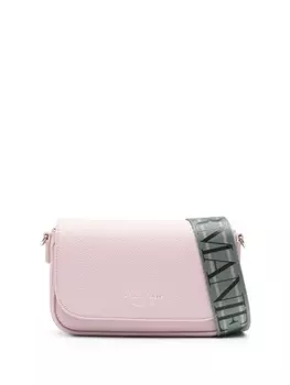 Emporio Armani сумка через плечо с логотипом, розовый