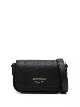 Emporio Armani сумка через плечо с логотипом, черный