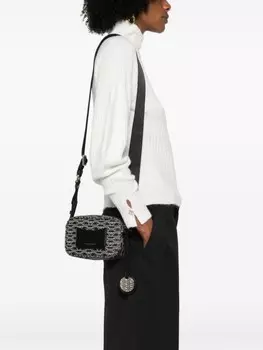 Emporio Armani сумка через плечо с логотипом, черный
