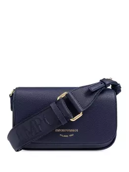 Emporio Armani сумка через плечо с логотипом, синий