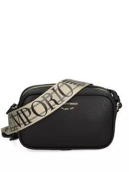 Emporio Armani сумка через плечо с логотипом, черный