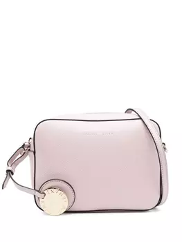Emporio Armani сумка через плечо с подвеской-логотипом, розовый