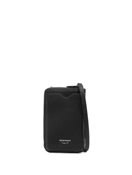 Emporio Armani сумка для телефона с логотипом, черный
