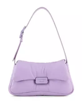 Emporio Armani сумка на плечо с логотипом, фиолетовый