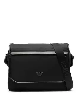 Emporio Armani сумка на плечо с логотипом, черный