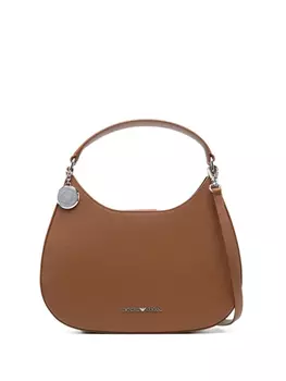 Emporio Armani сумка на плечо с логотипом, коричневый