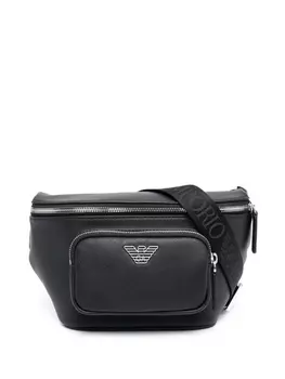 Emporio Armani сумка с логотипом, черный