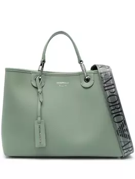 Emporio Armani сумка-тоут MyEA среднего размера, зеленый