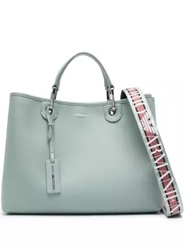 Emporio Armani сумка-тоут MyEA среднего размера, синий