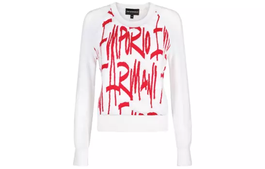 EMPORIO ARMANI Свитшот женские белые