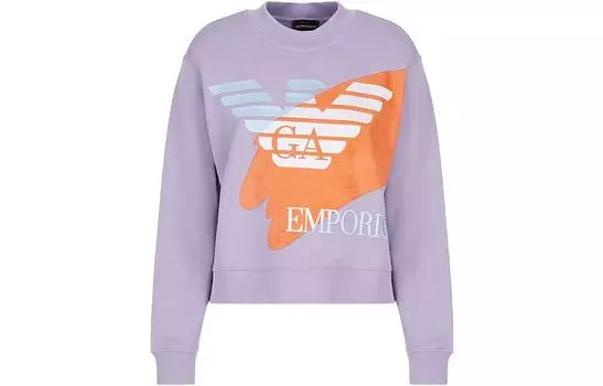 EMPORIO ARMANI Свитшот женские фиолетовая