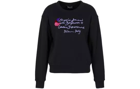 EMPORIO ARMANI Свитшот женские темно-синяя