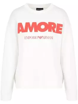 Emporio Armani толстовка ASV Amore, белый