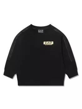 Emporio Armani толстовка с логотипом, черный