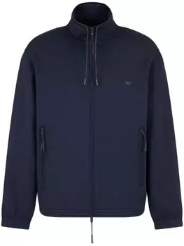 Emporio Armani толстовка с логотипом, синий