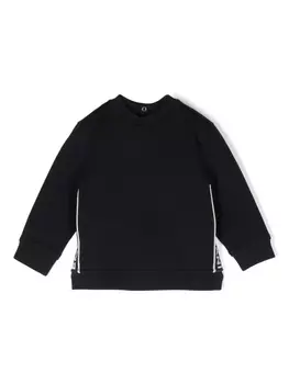 Emporio Armani толстовка с вышивкой, синий