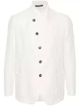 Emporio Armani трикотажный пиджак, белый