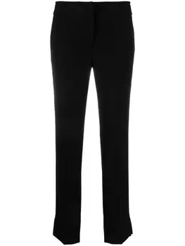 Emporio Armani укороченные брюки кроя слим, черный