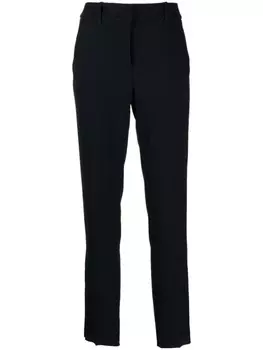 Emporio Armani укороченные брюки средней посадки, черный