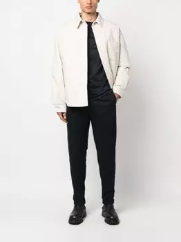 Emporio Armani узкие брюки, синий
