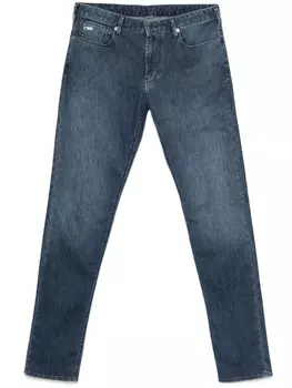 Emporio Armani узкие джинсы, синий
