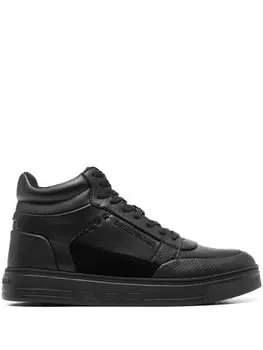 Emporio Armani высокие кроссовки, черный
