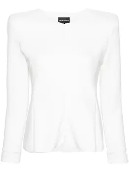 Emporio Armani жакет на молнии, белый