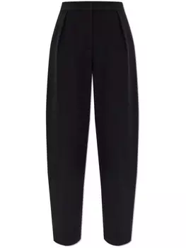 Emporio Armani жаккардовые брюки, черный