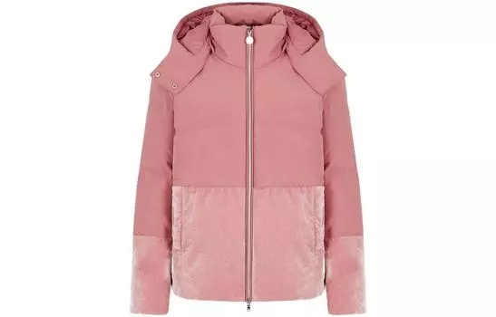 EMPORIO ARMANI Женская стеганая куртка EA7 FW22, розовая
