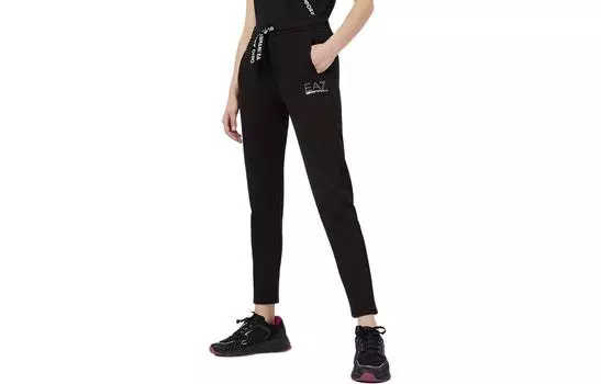 EMPORIO ARMANI Женские повседневные брюки EA7, черные