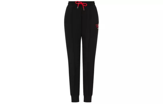 EMPORIO ARMANI Женские трикотажные спортивные брюки EA SS22, черные