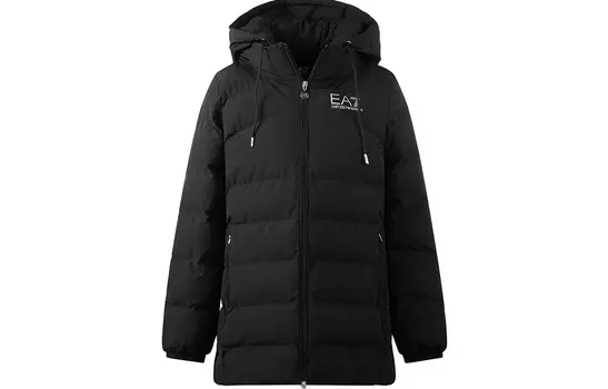 EMPORIO ARMANI Женсская стеганая куртка EA7, черные