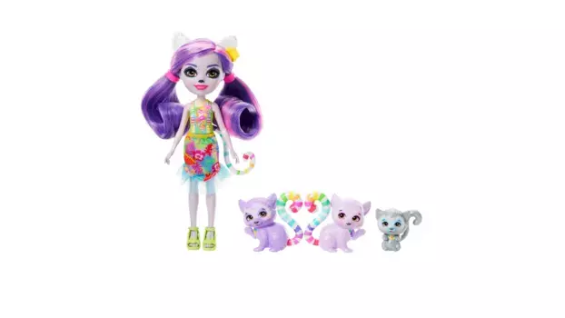 Enchantimals весенняя семья лемуров Mattel