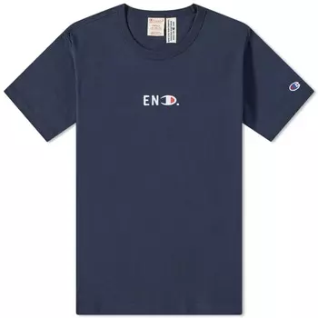 END. Футболка из коллаборации с Champion обратного переплетения