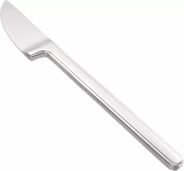 Endoshoji OBL01001 Коммерческий десертный нож (с лезвием), нержавеющая сталь 18-12, нержавеющая сталь для ножей, сделано в Японии, Sliver