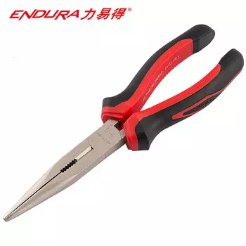 ENDURA хром-ванадиевая сталь, немецкие плоскогубцы с игольчатыми носами, плоскогубцы с игольчатыми носами, инструмент для зачистки проводов, 8 дюймов Артикул № E5133 Можно настроить