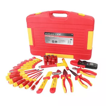 ENDURA T1050 Набор инструментов с изоляцией VDE, 28 предметов (1 комплект)