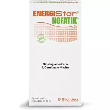 Energistar Nofatik Добавка , снижающая усталость, 14 однодозовых стиков Stardea