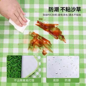 Enjoy Space коврик для пикника влагостойкий коврик утолщенный портативный весенний пикник тканевый коврик для пикника коврик для газона напольный коврик для кемпинга ll зеленый