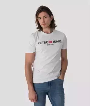 Enos21 футболка Retro Jeans, белый