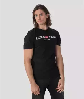 Enos21 футболка Retro Jeans, черный