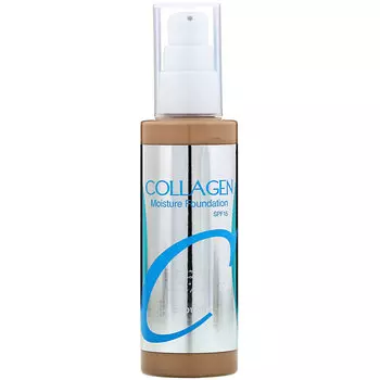 Enough, Коллаген, увлажняющая тональная основа, SPF 15, № 21, 100 мл (3,38 жидк. унции)