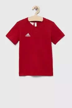 ENT22 TEE Y детская хлопковая футболка adidas Performance, красный