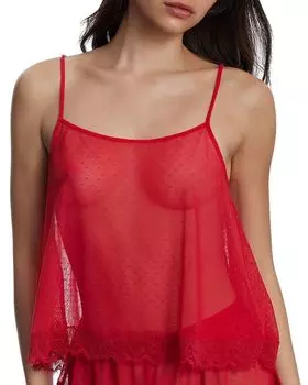 Entice Sheer Двусторонняя майка Skarlett Blue, красный