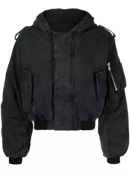 ENTIRE STUDIOS бомбер W2 из канваса, серый