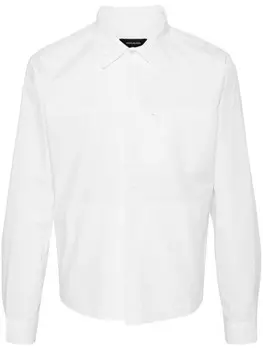ENTIRE STUDIOS хлопковая рубашка с классическим воротником, белый