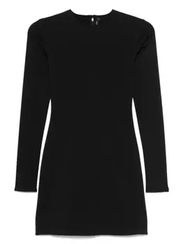ENTIRE STUDIOS мини-платье с длинными рукавами, черный