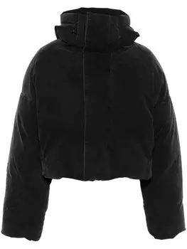 ENTIRE STUDIOS пуховик с капюшоном, черный