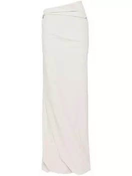 ENTIRE STUDIOS юбка макси асимметричного кроя, серый